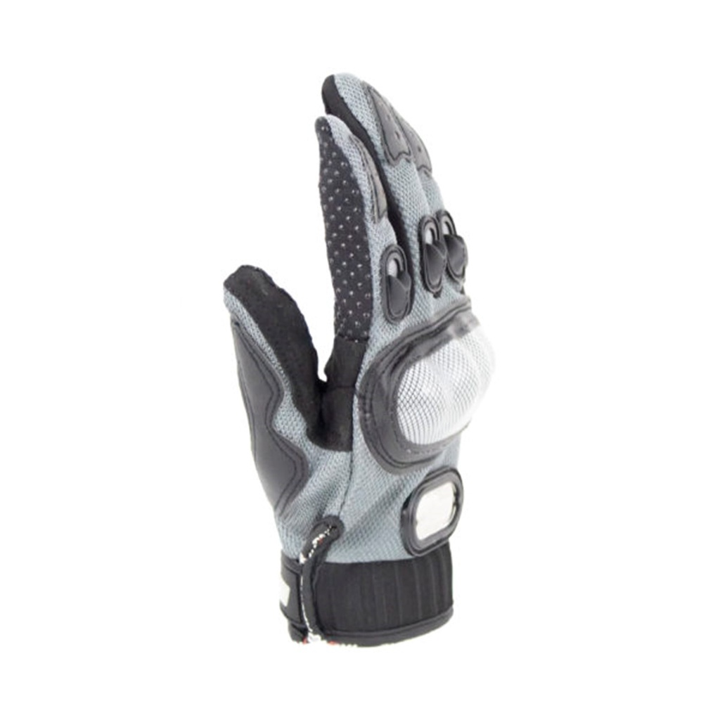 GUANTE P/MOTOCICLISTA IRON RACING COMANDANTE GRIS TALLA XL | multimoto.mx